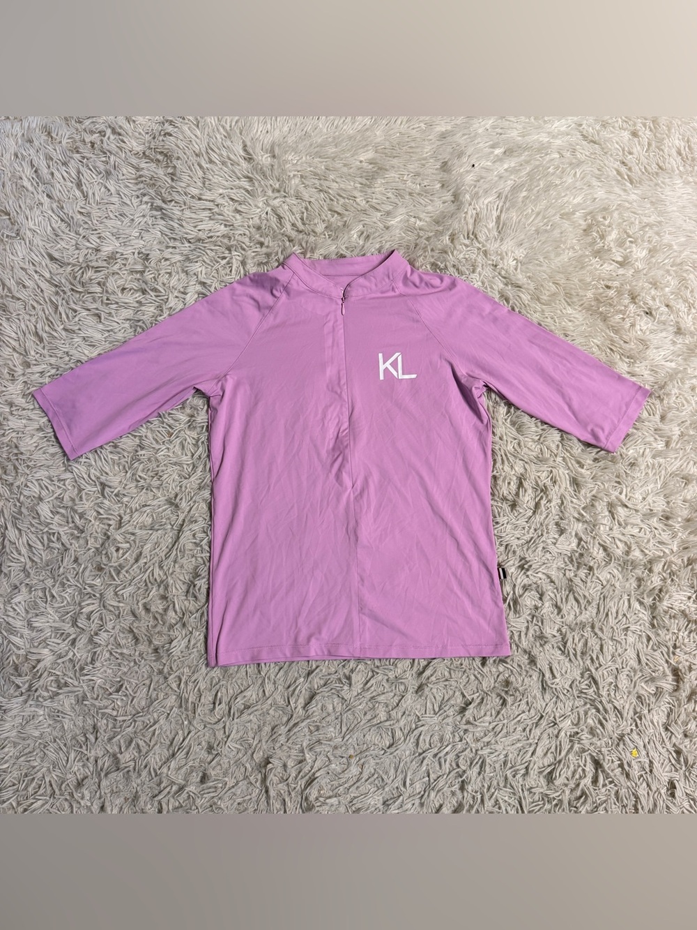 Women’s Small Pink Kingsland 1/4 Sleeve Horseback Riding Sunshirt. Good Cond.